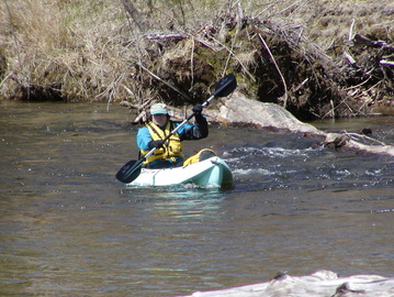Kayaking on the Magalloway River