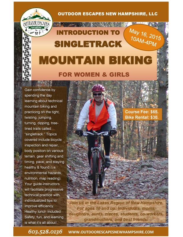 Intro to Singletrack Mountain Biking Flyer