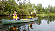 Guided canoe trip lesson in NH